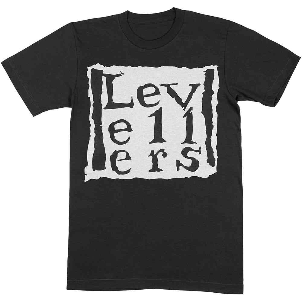 Levellers - Classic Logo Heren Tshirt - Zwart